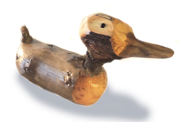 Carved Wood Duck "Nikki"