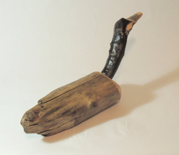 Carved Wood Goose "Bailey"