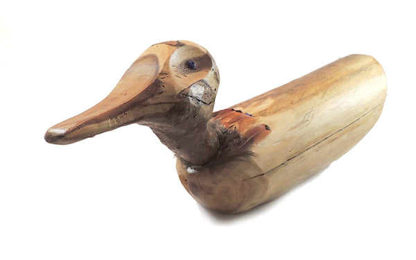Carved Wood Duck "Pierre"
