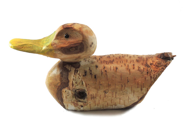 Carved Wood Duck "Scooter"
