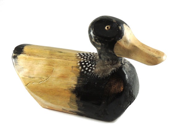 Carved Wood Duck "Roscoe"