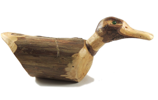Carved Wood Duck "Austin"