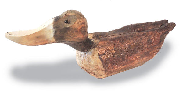 Carved Wood Duck "Reginald"