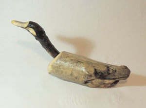 Carved Wood Goose "Bailey"