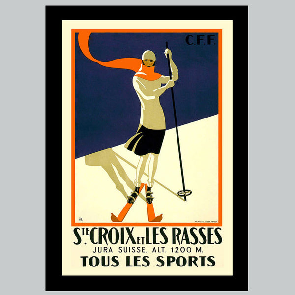 Ste Croix Ski Poster