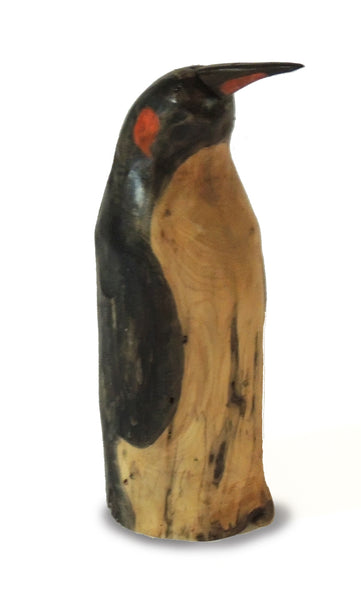 Carved Wood Penquin "Chester"