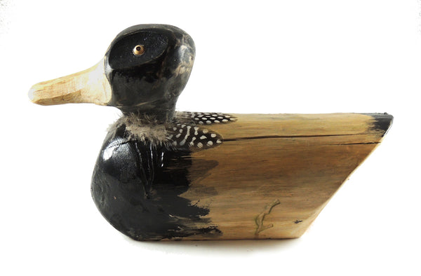 Carved Wood Duck "Roscoe"