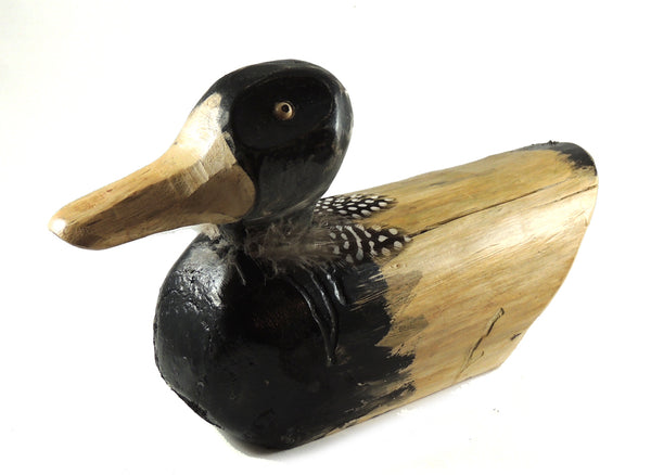 Carved Wood Duck "Roscoe"