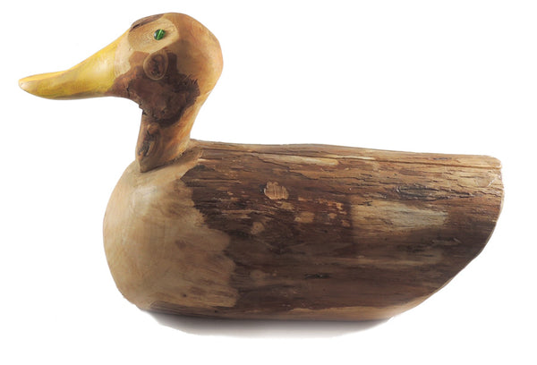 Carved Wood Duck "Larry"