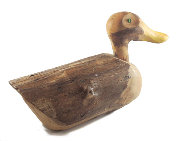 Carved Wood Duck "Larry"
