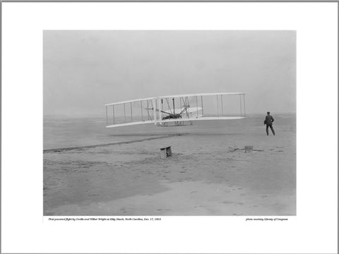 Wright Bros at Kitty Hawk 1903